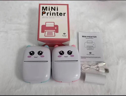 Portable mini printer max print width: 8 inch
